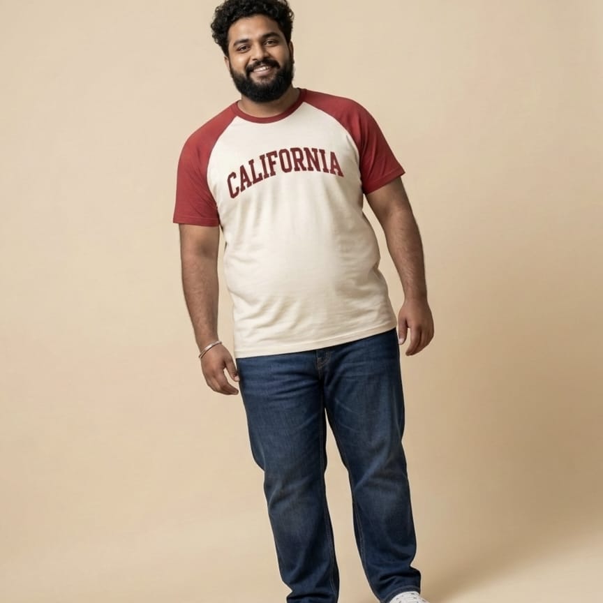 Men's Raglan T-Shirt – Dual Tone