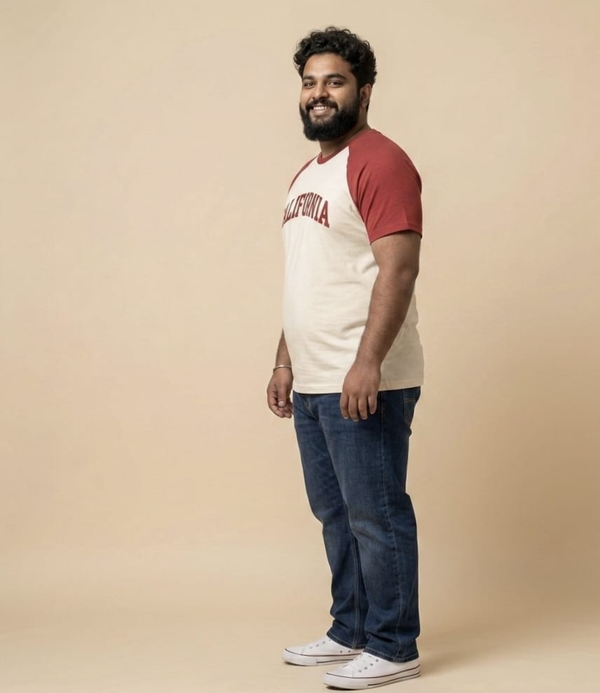 Men's Raglan T-Shirt – Dual Tone